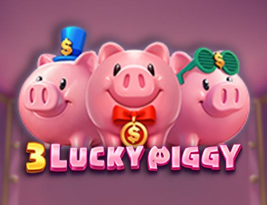 3 Lucky Piggy Poster