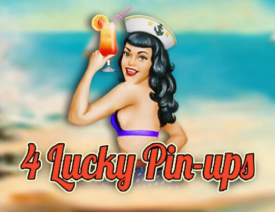 4 Lucky Pin-ups Poster