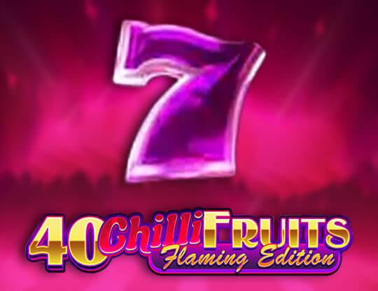 40 Chilli Fruits Flaming Edition Poster