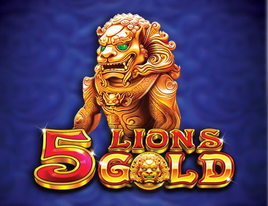 5 Lions Gold Poster