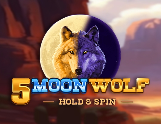 5 Moon Wolf Poster