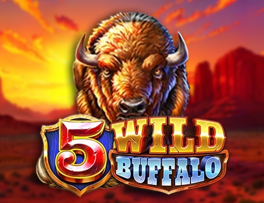 5 Wild Buffalo Poster