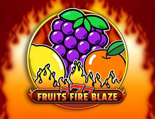777 - Fruits Fire Blaze Poster