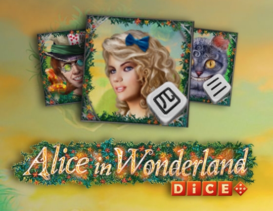 Alice in Wonderland Dice Poster