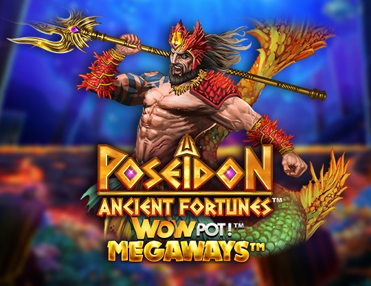 Ancient Fortunes: Poseidon WowPot! MEGAWAYS Poster
