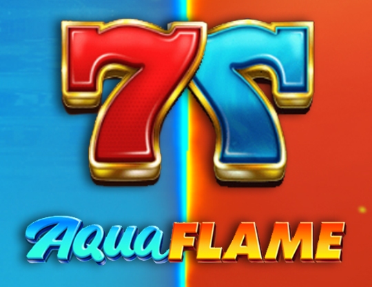 Aqua Flame Poster