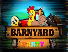 Barnyard Party MultiSpin Slot Poster