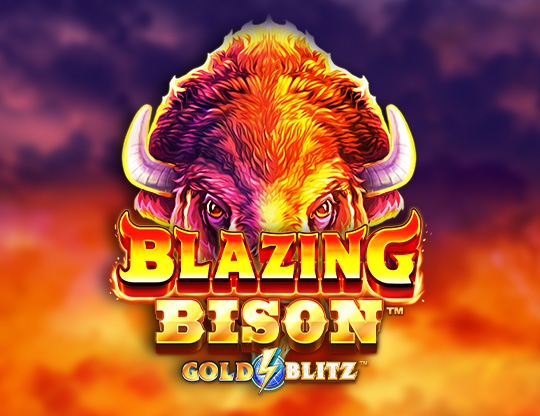 Blazing Bison Gold Blitz Poster