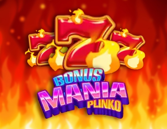 Bonus Mania Plinko Poster