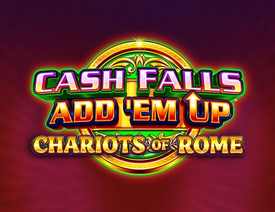 Cash Falls: Add 'Em Up Chariots of Rome Poster