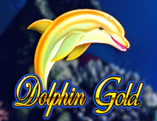 Dolphin Gold Poster