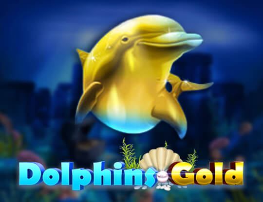 Dolphins Gold Poster