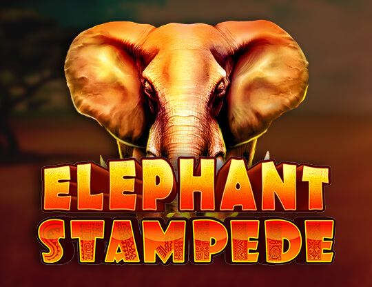 Elephant Stampede Poster