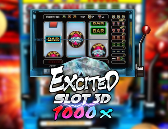 Excited Slot 3D 1000X Poster