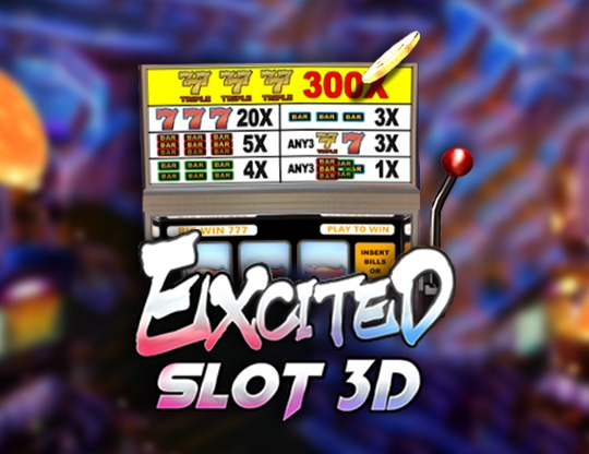 Excited Slot 3D Poster