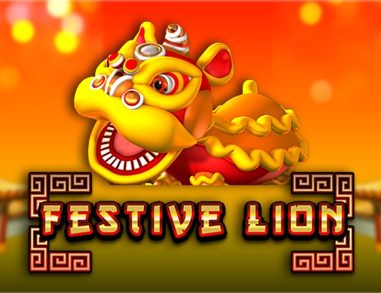Festive Lion Poster