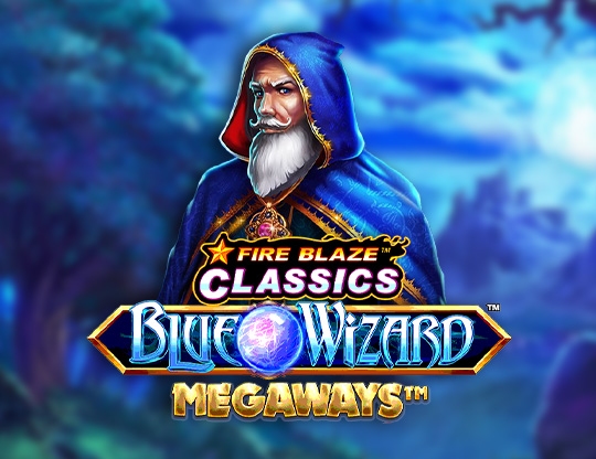 Fire Blaze: Blue Wizard Megaways Poster