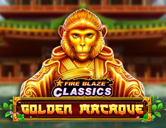 Fire Blaze: Golden Macaque Poster