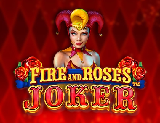 Fire and Roses Joker Poster