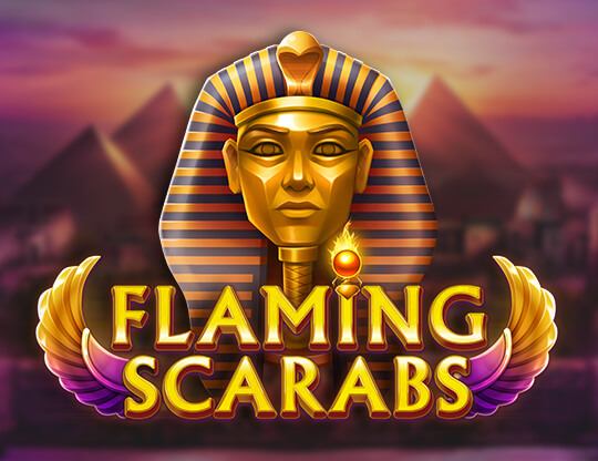 Flaming Scarabs Poster