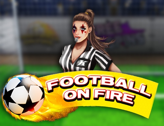 Football On Fire Poster