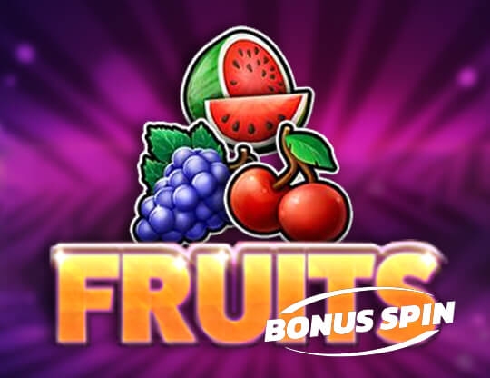 Fruits Bonus Spin Poster