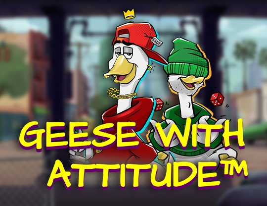Geese with Attitude Poster