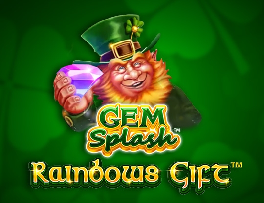 Gem Splash: Rainbows Gift Poster