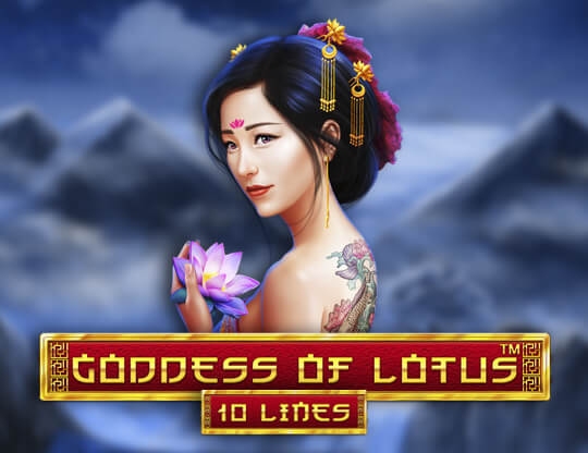 Goddess of Lotus 10 Lines Poster