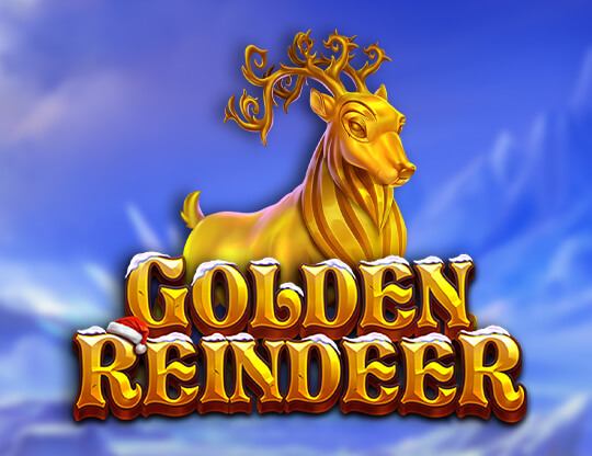 Golden Reindeer Poster