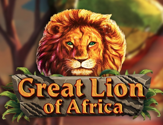 Great Lion of Africa Poster
