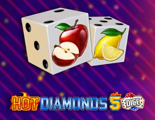 Hot Diamonds 5 Dice Poster