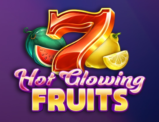 Hot Glowing Fruits Poster