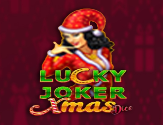 Lucky Joker Xmas Dice Poster