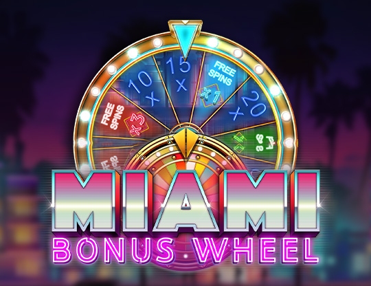 Miami Bonus Wheel Hit 'n' Roll Poster