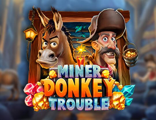 Miner Donkey Trouble Poster