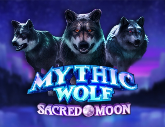 Mythic Wolf Sacred Moon Poster