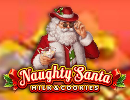Naughty Santa Milk & Cookies Poster