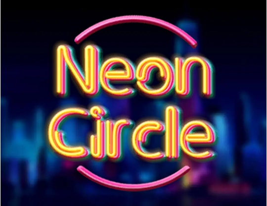 Neon Circle Poster