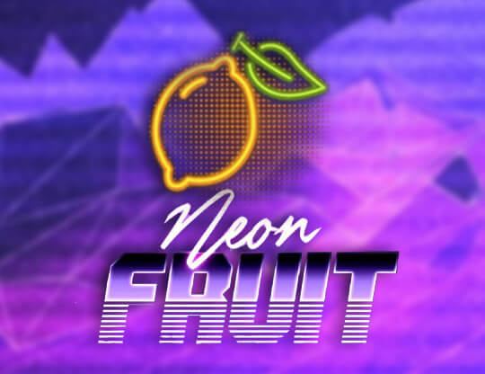 Neon Fruit Poster