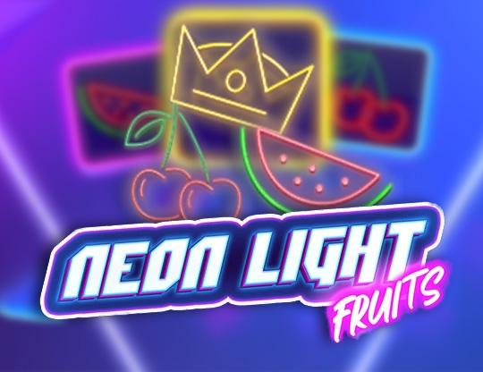 Neon Light Fruits Poster