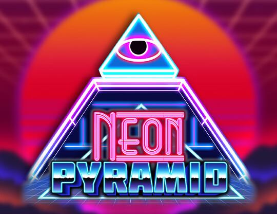 Neon Pyramid Poster