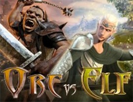 Orc Vs Elf - 3D Poster