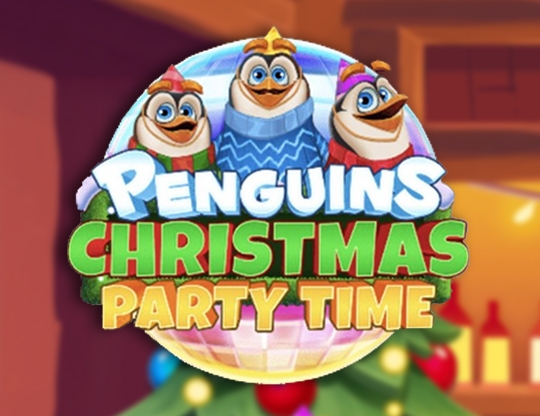 Penguins Christmas Party Time Poster