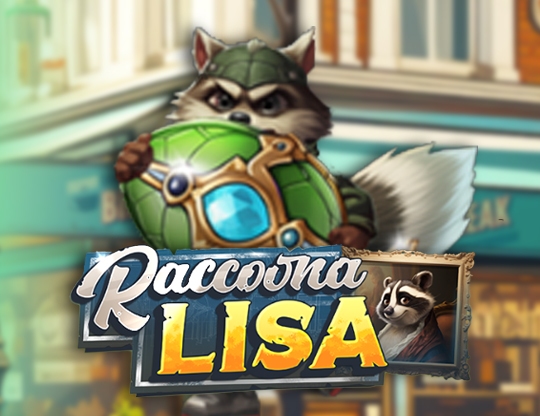 Raccoona Lisa Poster