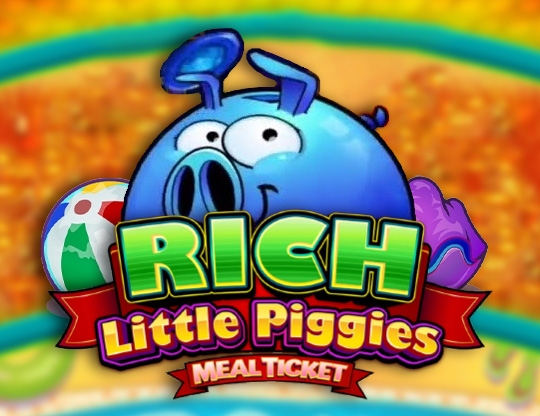 Rich Little Piggies Meal Ticket Poster