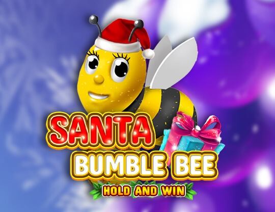Santa Bumble Bee Hold and Win Poster