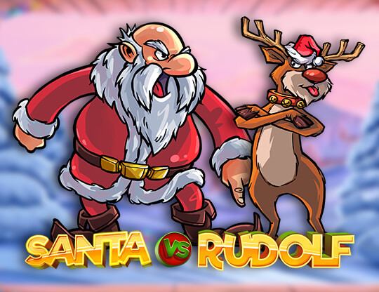 Santa vs Rudolf Poster