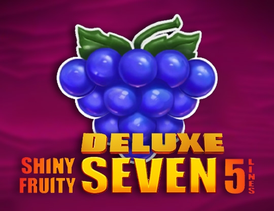 Shiny Fruity Seven: Deluxe 5 Lines Poster