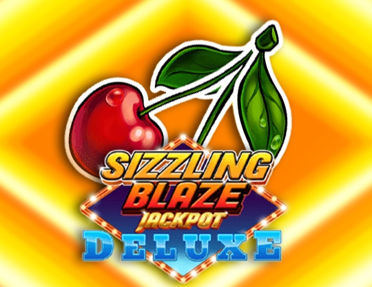Sizzling Blaze Jackpot Deluxe Poster